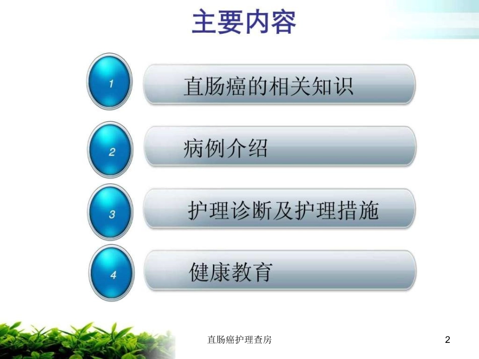 直肠癌护理查房培训课件.pptx_第2页