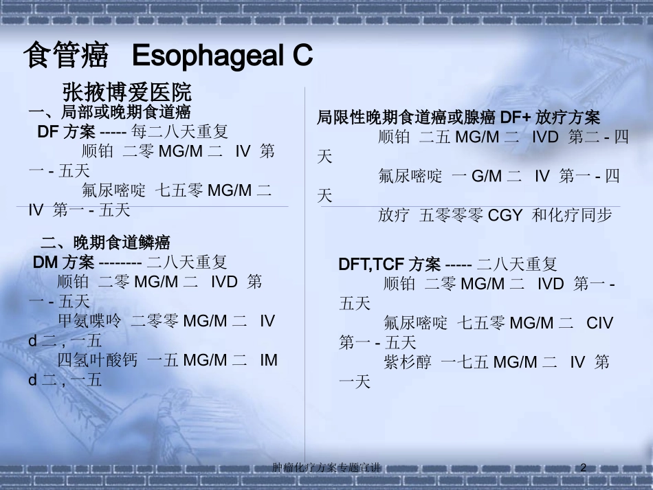 肿瘤化疗方案专题宣讲培训课件.pptx_第2页
