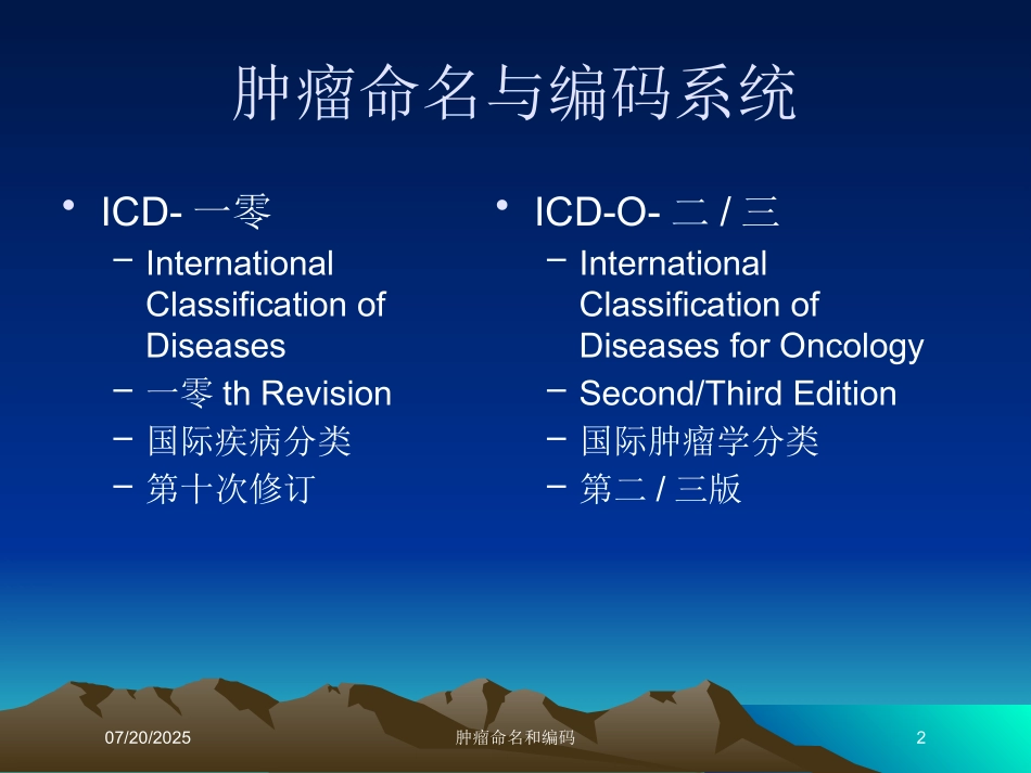 肿瘤命名和编码培训课件.pptx_第2页