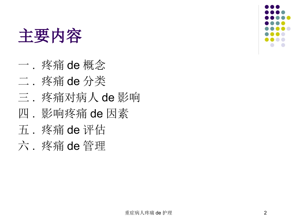 重症病人疼痛的护理培训课件.pptx_第2页