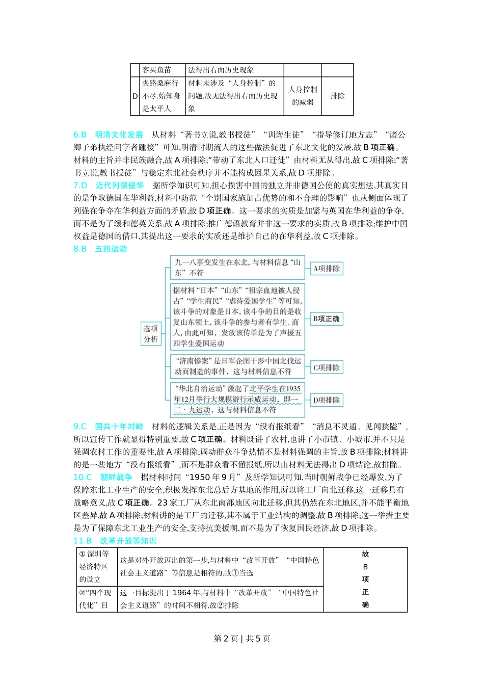 2022年高考历史试卷（辽宁）（解析卷）.docx_第2页