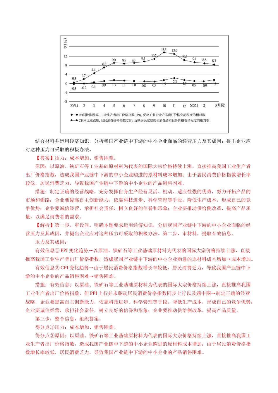 专题05  《经济生活》综合主观题-学易金卷：十年（2014-2023）高考政治真题分项汇编（人教卷）（解析卷）.docx_第3页