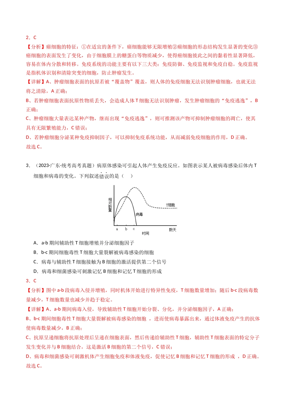 专题14 免疫调节（解析版）.docx_第2页