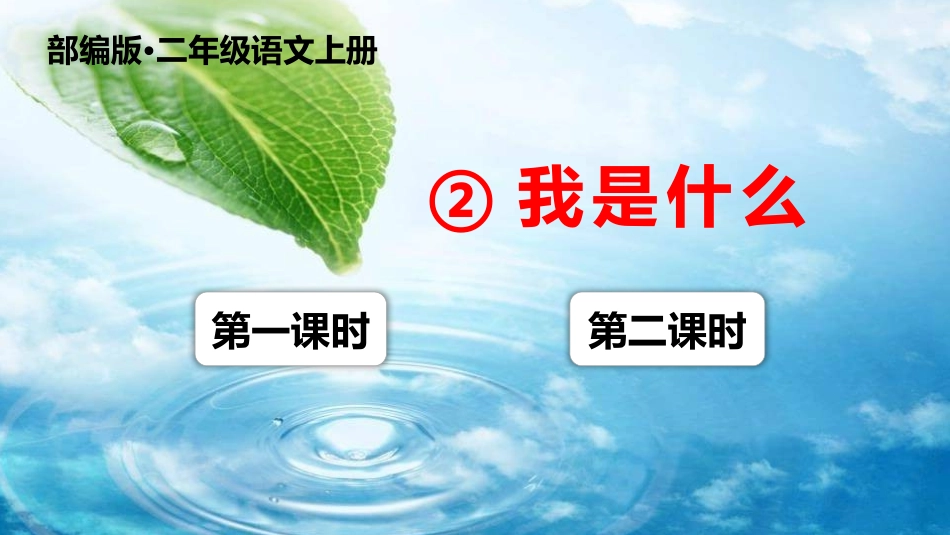 部编版二年级上册语文《我是什么》课件6.pptx_第1页