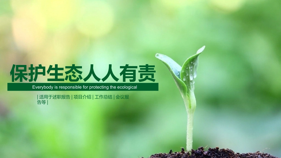 环保新能源项目模板 41.pptx_第1页