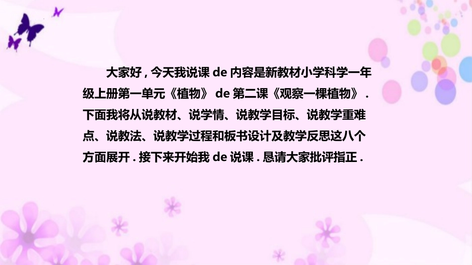 科版一年级科学上册《观察一棵植物》课件6.pptx_第2页