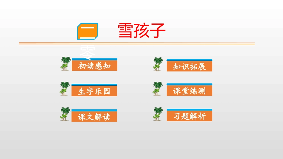 部编版二年级上册语文《雪孩子》课件3.pptx_第1页