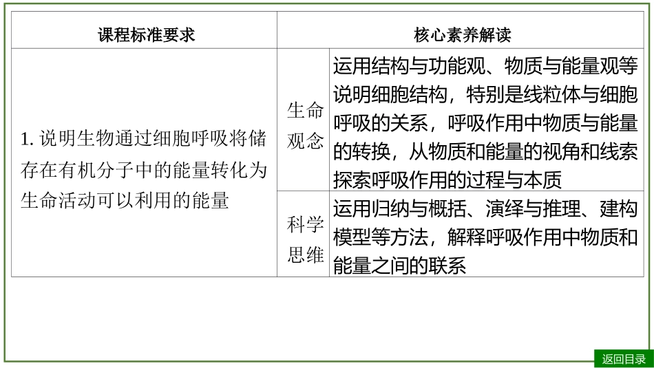 2026届学海导航高考一轮总复习生物-专题3 第2讲 细胞呼吸（2个考点）.pptx_第3页