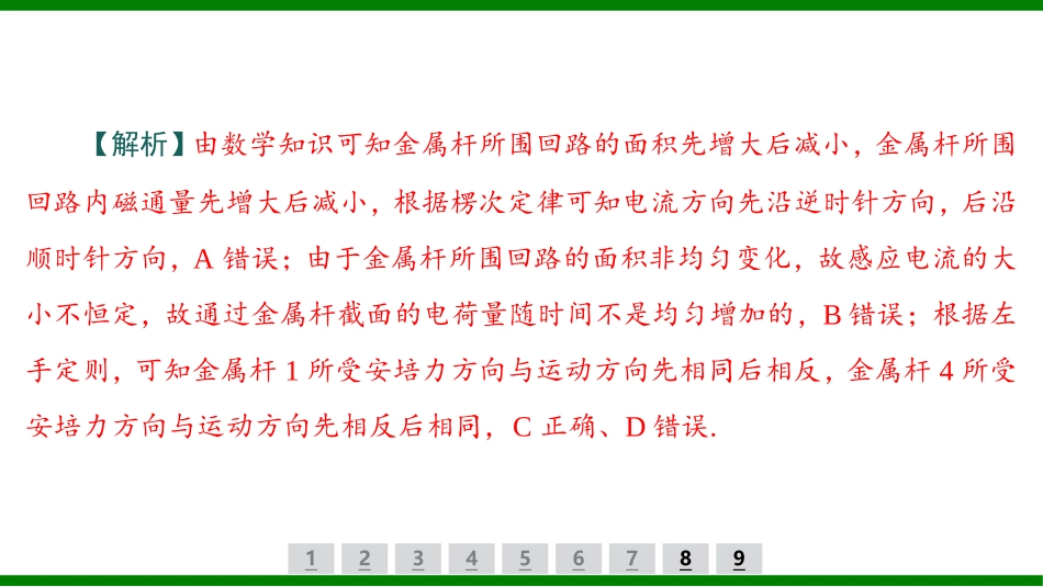 2026届学海导航高考一轮总复习物理-（习题）第十章核心素养提升(十)　“杆和导轨”模型.pptx_第3页
