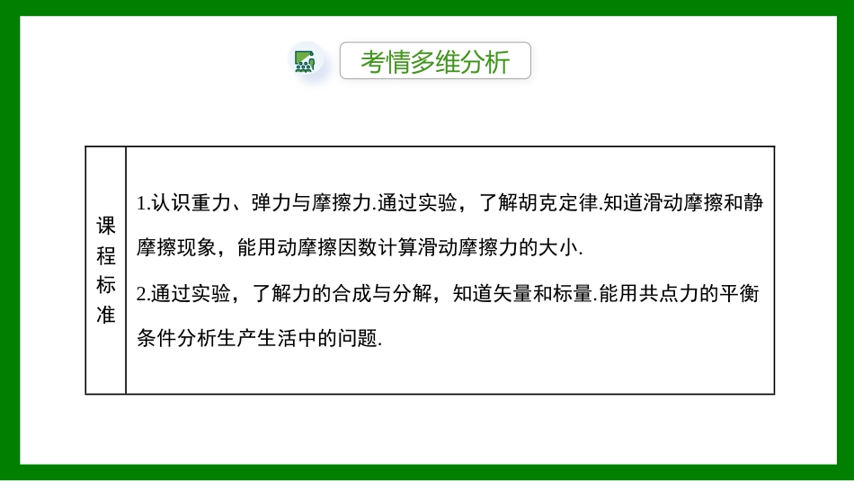 2026届学海导航高考一轮总复习物理-第二章第1讲　重力　弹力　摩擦力.pptx_第2页