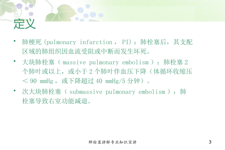 肺栓塞讲解专业知识宣讲培训课件.pptx_第3页