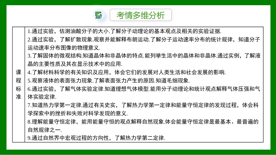 2026届学海导航高考一轮总复习物理-第十三章第1讲　分子动理论　内能.pptx_第2页