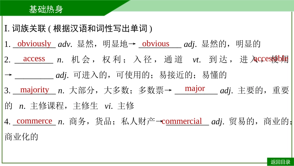 2026届学海导航高考一轮总复习英语-必修三U3默写手册.pptx_第3页