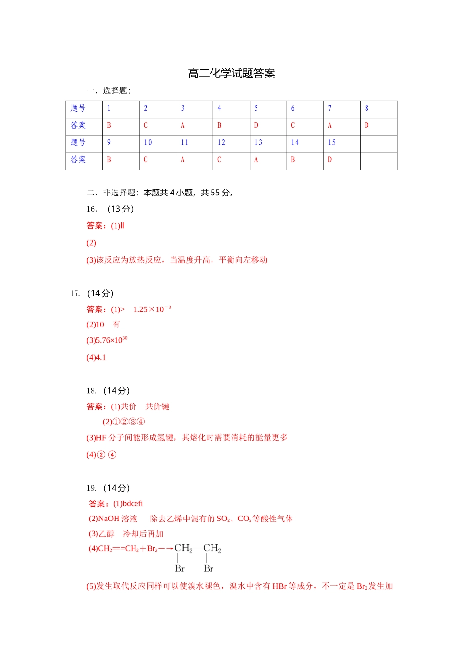 化学试题卷答案【湖北卷】【高二下期末考】湖北省襄阳市随州部分高中2024-2025学年高二下学期期末联考（6.25-6.26）.docx_第1页