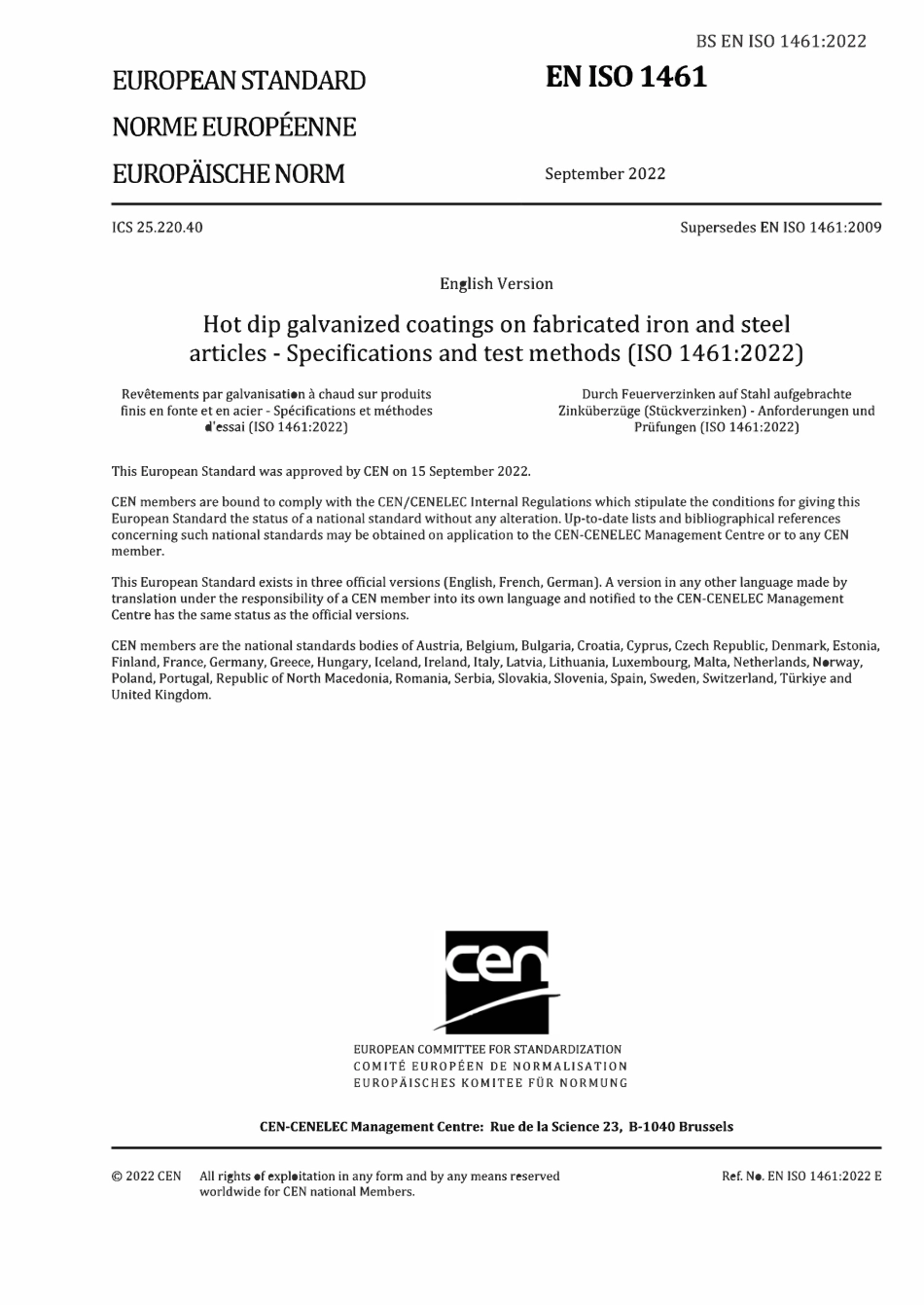 BS EN ISO 1461-2022制造板上的热浸镀锌涂层.pdf_第3页