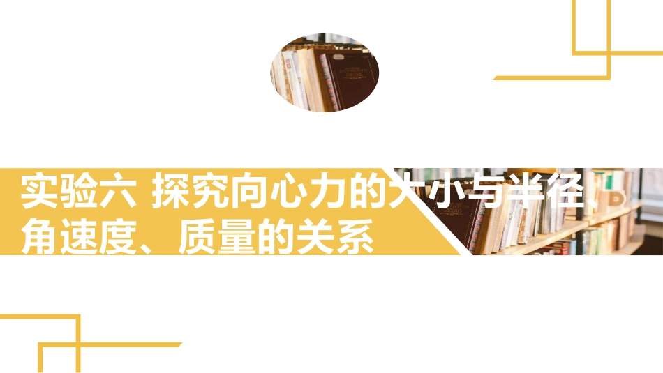 2025版正禾一本通高三一轮总复习物理课件-06 实验（六）探究向心力的大小与半径、角速度、质量的关系.pptx_第2页