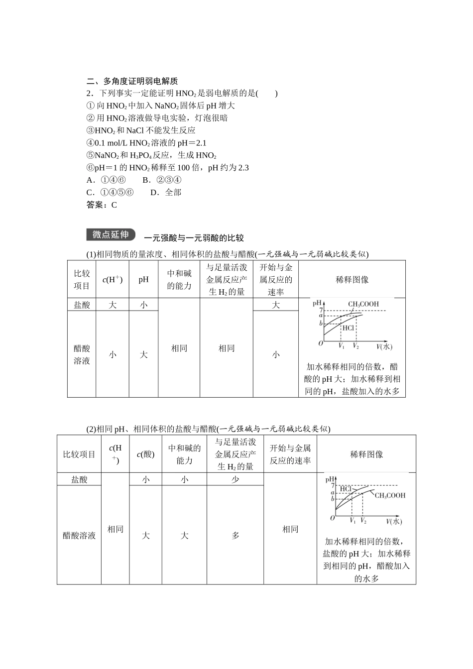 2026版正禾一本通高三一轮总复习化学-第十二单元  水溶液中的离子反应与平衡.docx_第3页