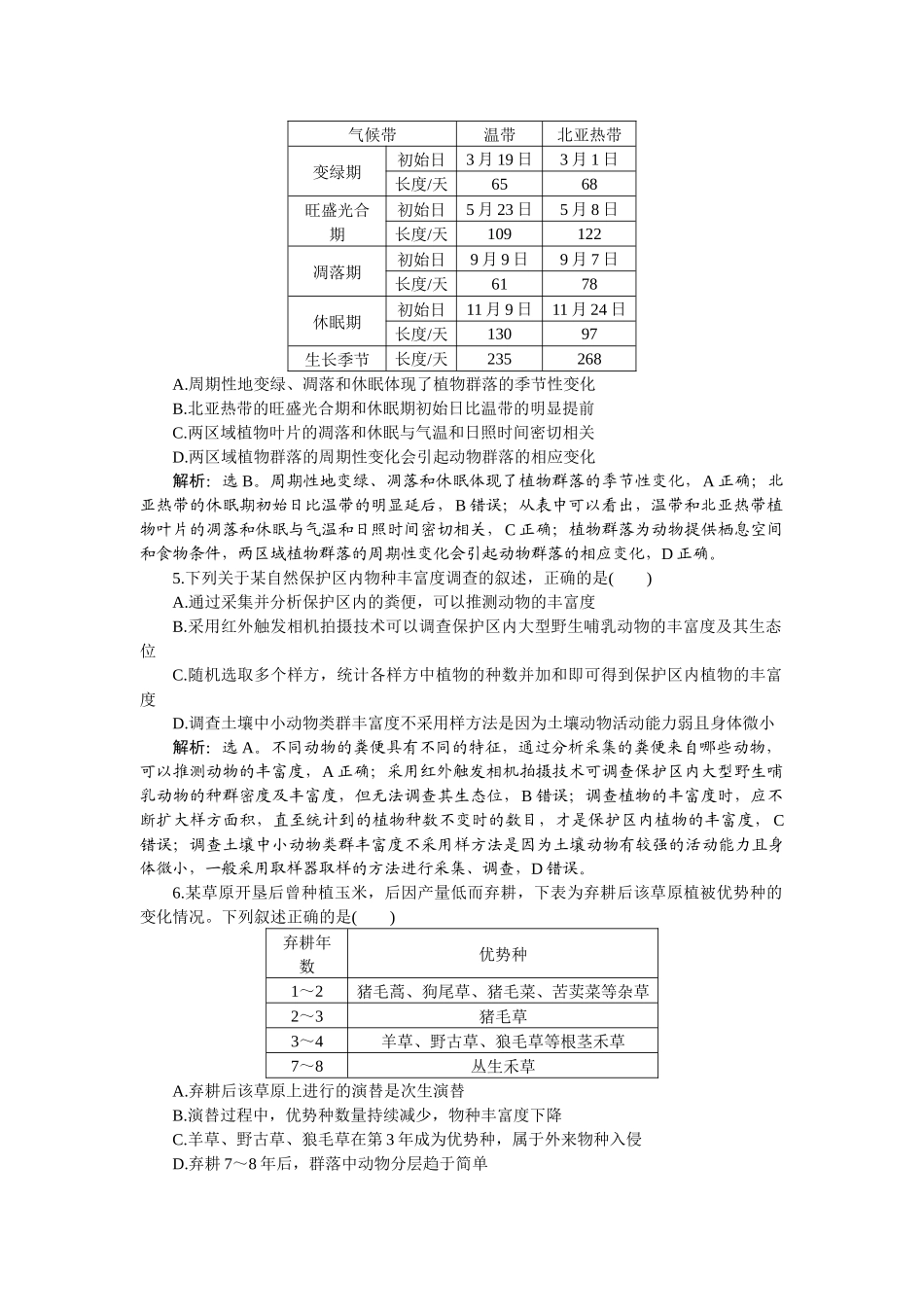 2026版正禾一本通高三一轮总复习生物-课下巩固精练卷(四十六).docx_第2页