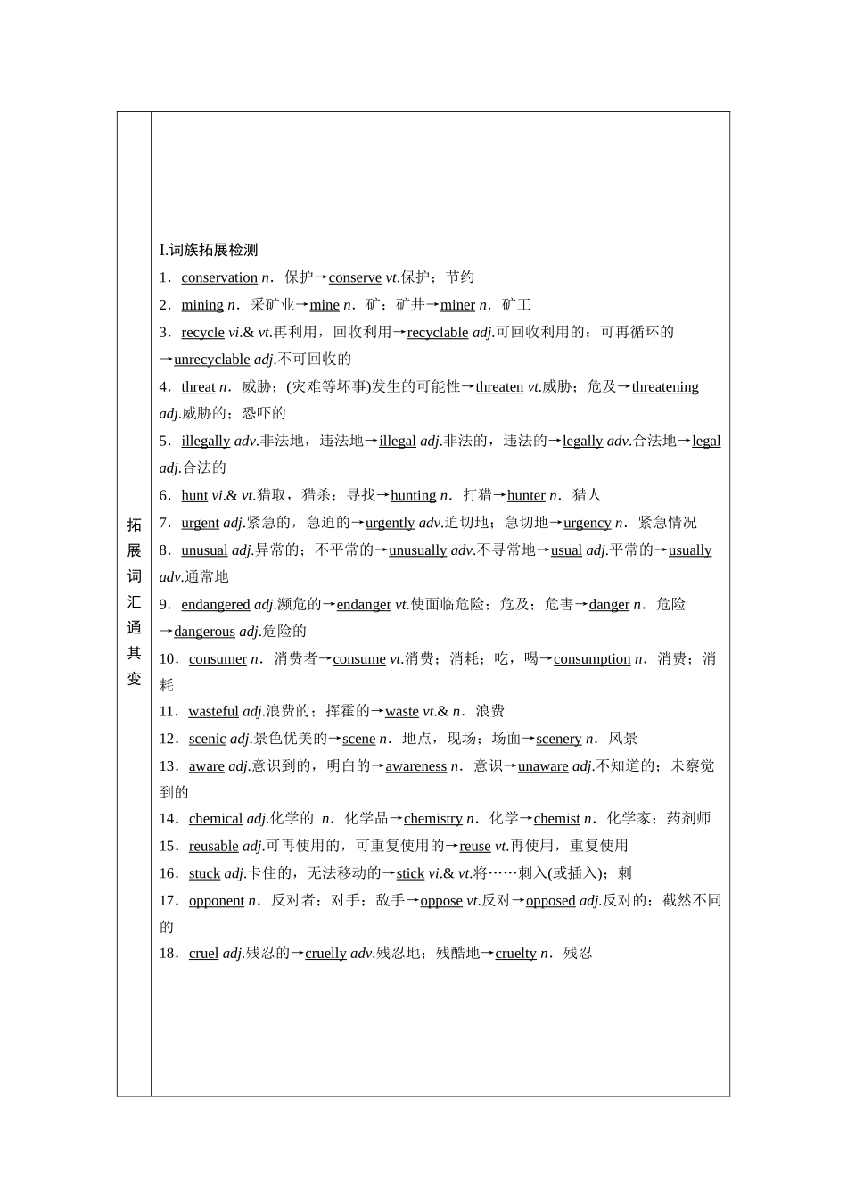 2026版正禾一本通高三一轮总复习英语（北师版）-背诵过关测＋练(十二).docx_第3页