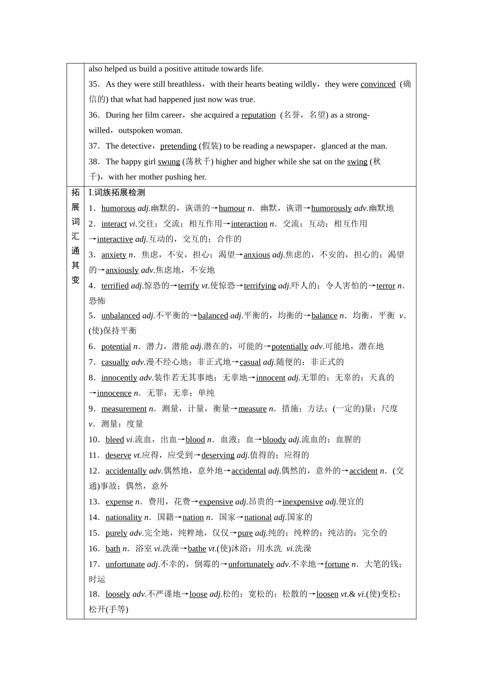 2026版正禾一本通高三一轮总复习英语（北师版）-背诵过关测+练（十三）.docx_第3页