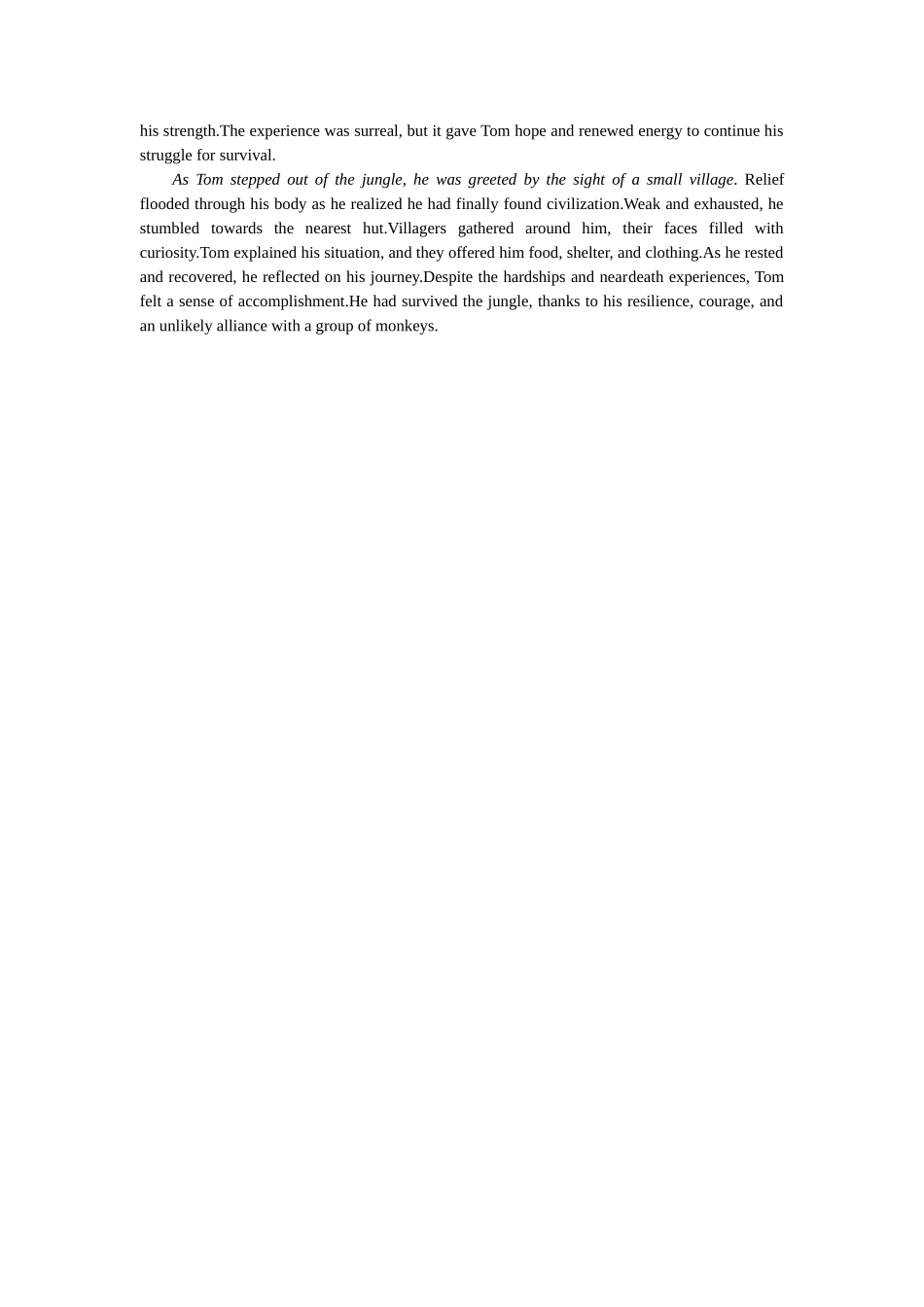 2026版正禾一本通高三一轮总复习英语（北师版）-故事模型6　遇险求生型.docx_第2页