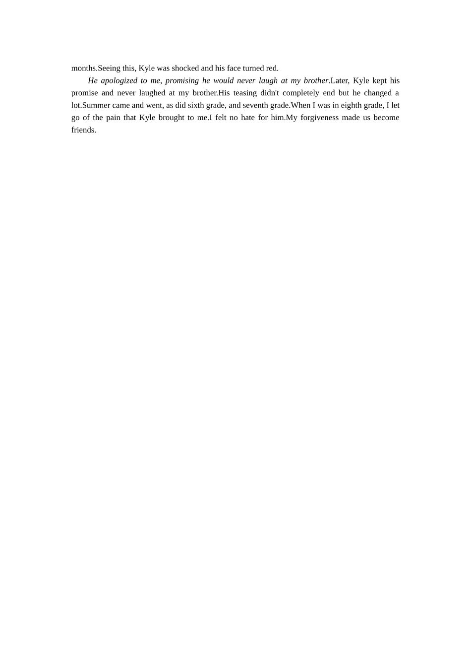2026版正禾一本通高三一轮总复习英语（北师版）-周五 读后续写(6).docx_第2页