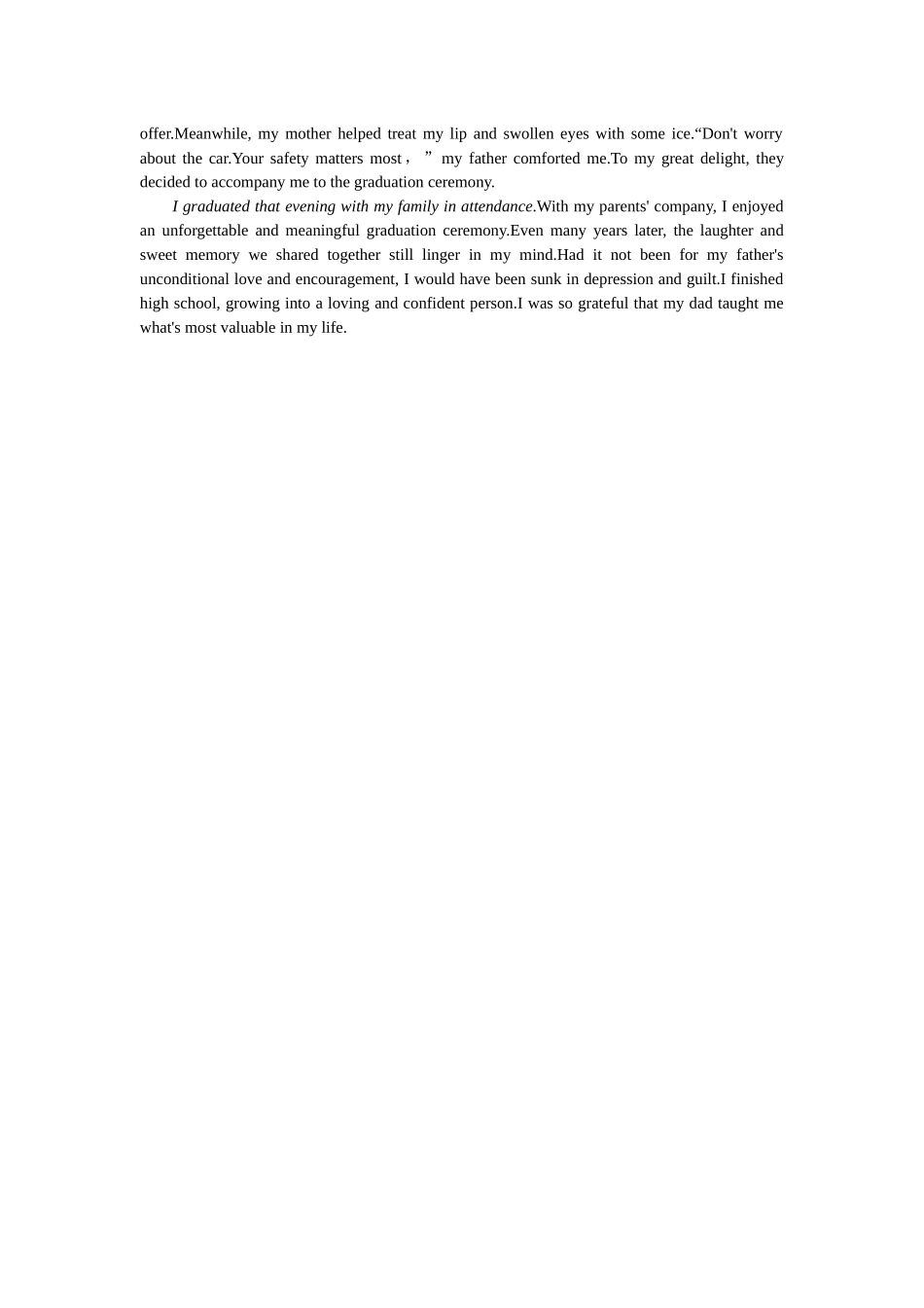 2026版正禾一本通高三一轮总复习英语（北师版）-周五 读后续写(10).docx_第2页