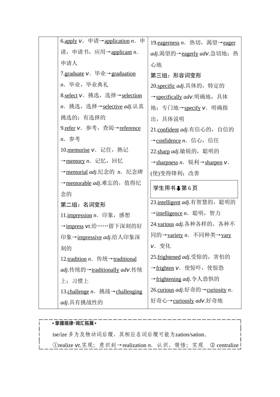2026版正禾一本通高三一轮总复习英语（外研版）-1 Unit 1　A new start.docx_第2页