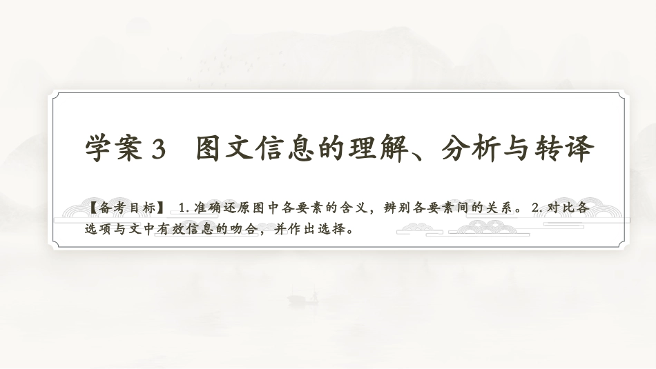 2026版正禾一本通高三一轮总复习语文-学案3　图文信息的理解、分析与转译.pptx_第3页