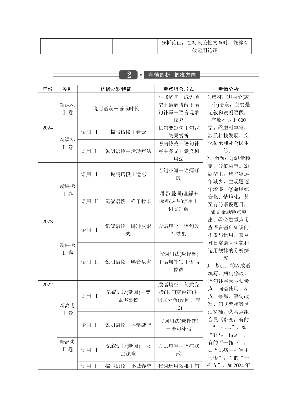 2026版正禾一本通高三一轮总复习语文-一轮教参 3.docx_第2页