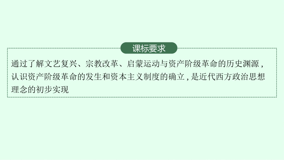 2026年高考总复习优化设计一轮复习历史（广西版）-第20讲　欧洲的思想解放运动.pptx_第3页