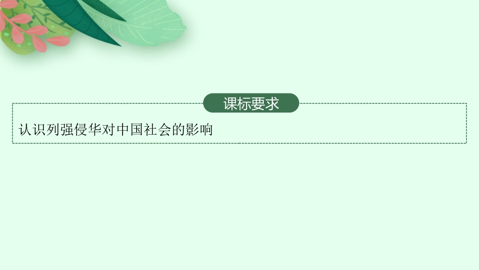 2026年高考总复习优化设计一轮复习历史（人教版）-第9讲　两次鸦片战争和列强侵略的加剧.pptx_第2页