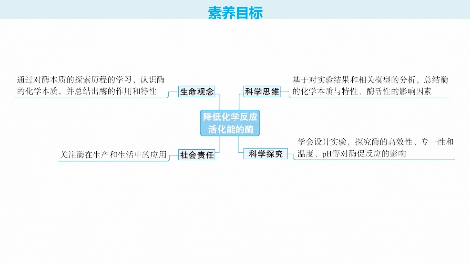 2026年高考总复习优化设计一轮复习生物-第9讲　降低化学反应活化能的酶.pptx_第2页