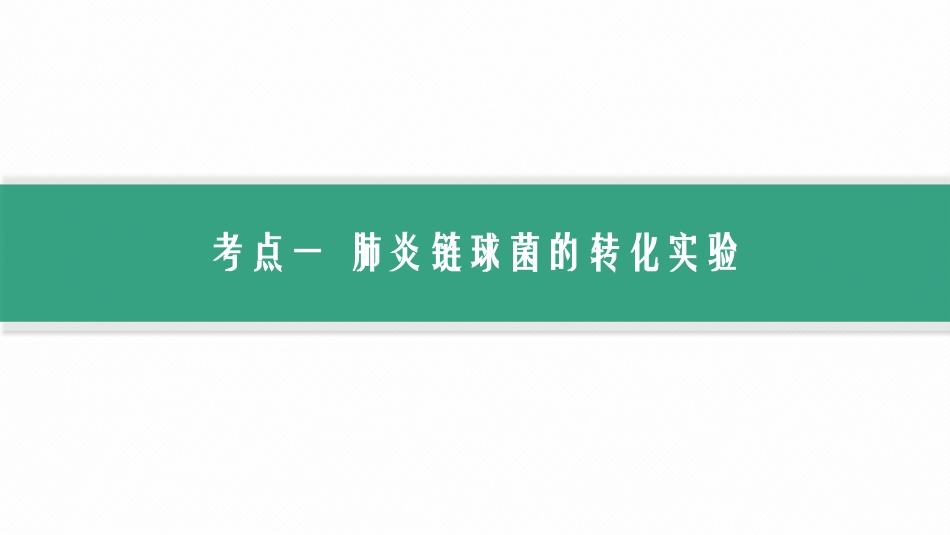 2026年高考总复习优化设计一轮复习生物-第20讲　DNA是主要的遗传物质.pptx_第3页