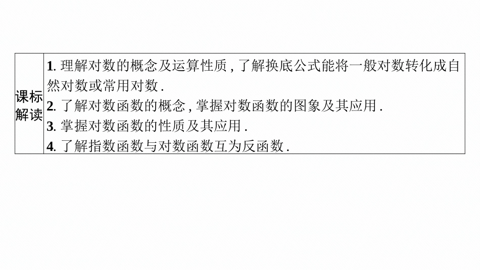 2026年高考总复习优化设计一轮复习数学（广西版）-第六节　对数与对数函数.pptx_第3页