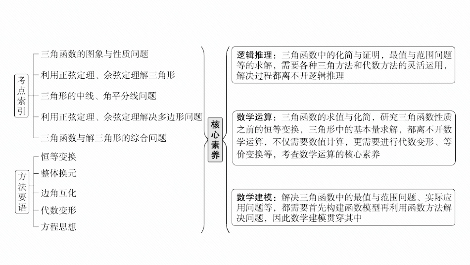 2026年高考总复习优化设计一轮复习数学（广西版）-高考解答题专项二　三角函数中的综合问题.pptx_第3页