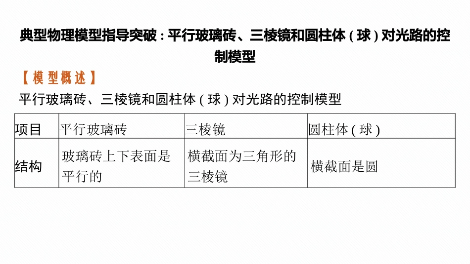 2026年高考总复习优化设计一轮复习物理（广西版）-研专项　素养提升(10).pptx_第2页