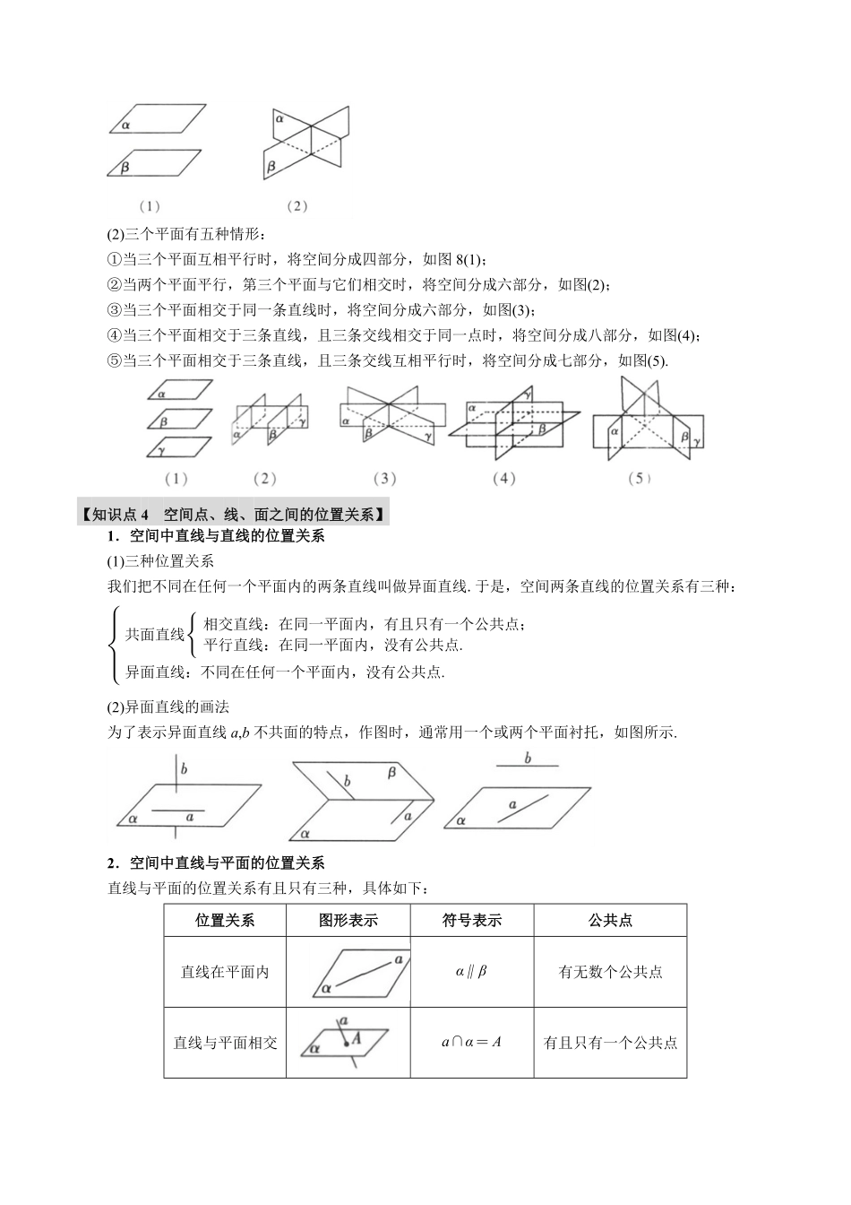 2026年举一反三高考一轮复习新高考数学-专题7.2 空间点、直线、平面之间的位置关系【八大题型】（原卷版）.pdf_第3页