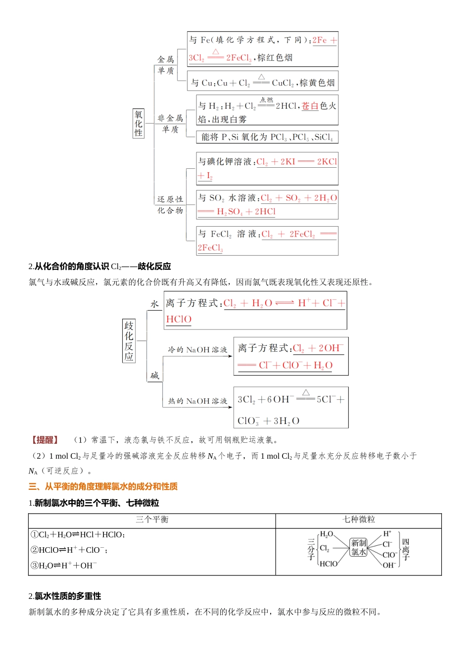 2026三维设计一轮总复习高中化学-第17讲　氯及其化合物.docx_第2页