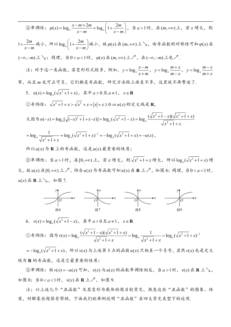 2026一轮数学教辅电子版-第5节 微专题3：指数、对数的常见重要“丑函数”（方法册+习题册）.pdf_第2页