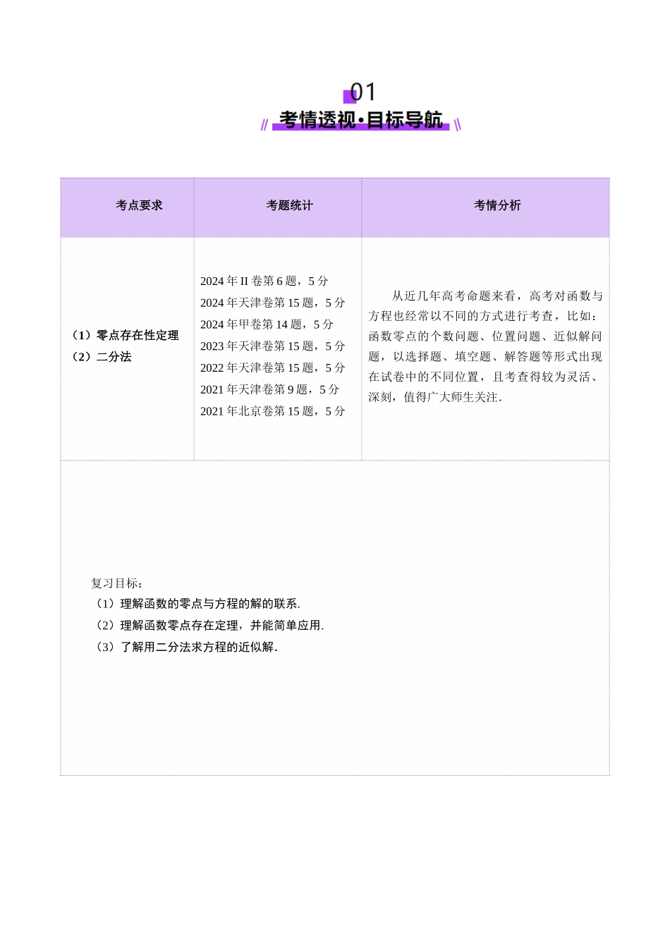 邦达高考数学培优专题新高考题型全解-第14讲 函数与方程（十一大题型）（讲义）（原卷版）.docx_第2页