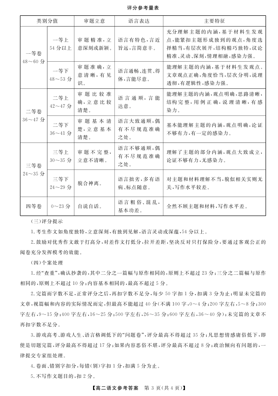 语文试卷答案【广西卷】【高二下期末考】广西壮族自治区钦州市2025年春季学期高二年级期末教学质量监测(7.2-7.4).pdf_第3页