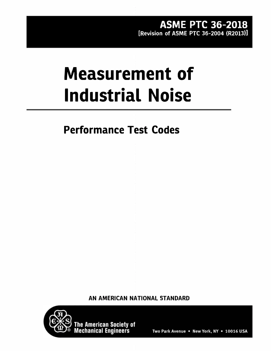 ASME PTC 36-2018 Measurement of Industrial Noise工业噪声测量.pdf_第2页
