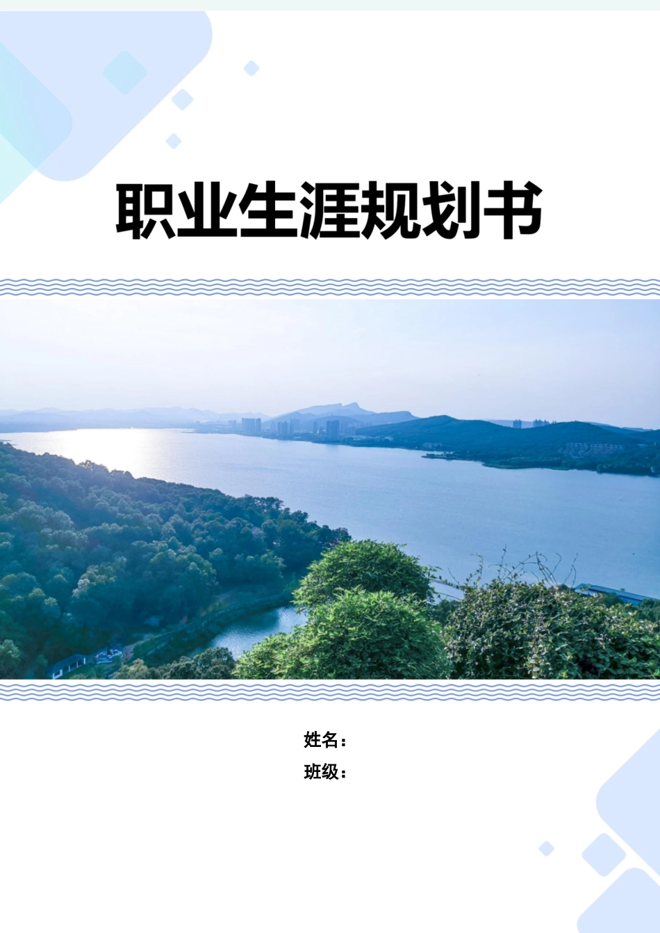 1大赛最新范文—电子商务专业-大学生职业规划书.docx_第1页