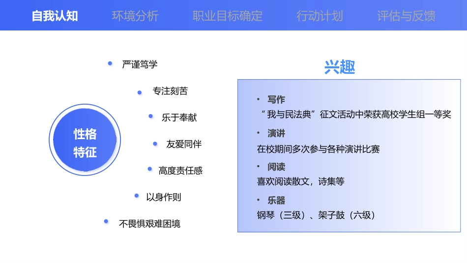1法律事务专业-大学生职业生涯规划书.pptx_第3页
