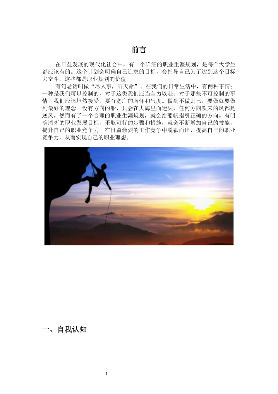 1投资与理财专业-大学生职业规划书1.docx_第3页