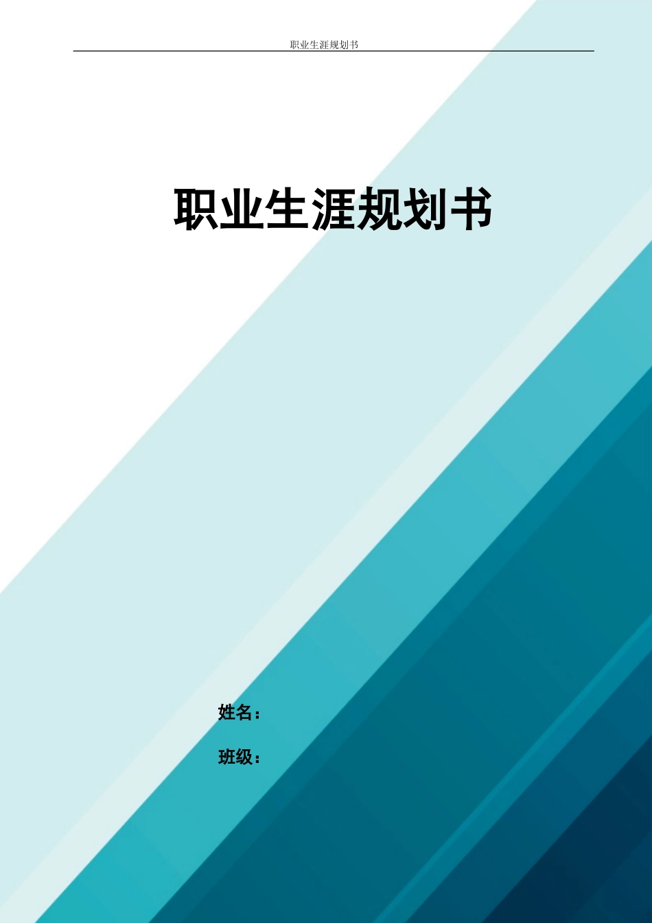 环境工程专业-大学生职业生涯规划书1.docx_第1页