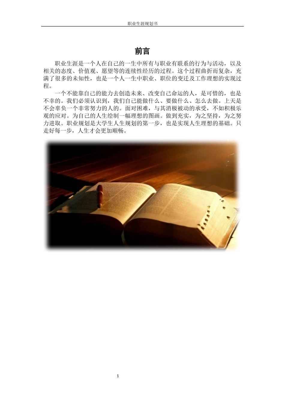 1金融服务与管理专业-大学生职业生涯规划书.docx_第3页