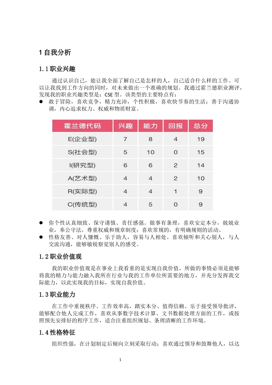 1工业设计专业-大学生职业规划书1.docx_第3页