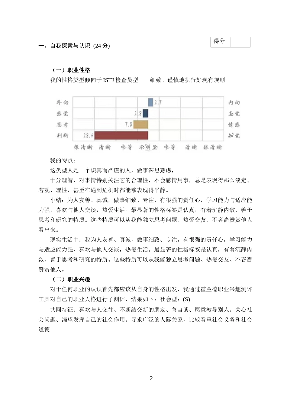 药品生物技术专业-大学生职业生涯规划书.docx_第2页